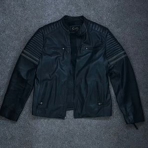 Scully Leather - Black Rugged Leather Jacket